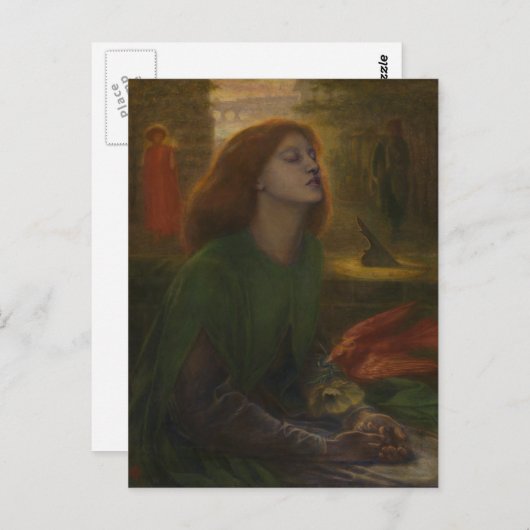 Beata Beatrix by Dante Gabriel Rosseti ポストカード (正面/裏面)