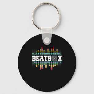 BeatboxヒップホップサウンドBeatboxer ラップの Music DJ Gift キーホルダー
