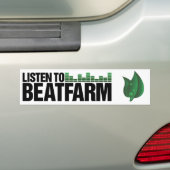 Beatfarmのステッカー バンパーステッカー (車上)