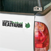 Beatfarmのステッカー バンパーステッカー (トラック上)