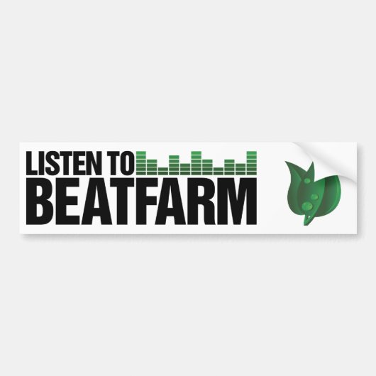 Beatfarmのステッカー バンパーステッカー (正面)