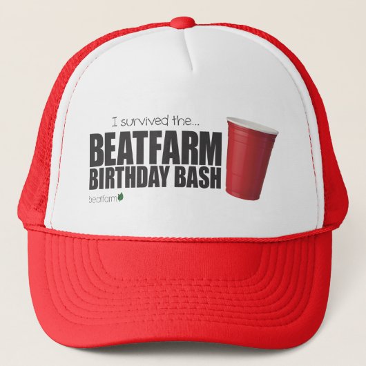Beatfarmの誕生日の帽子 キャップ (正面)