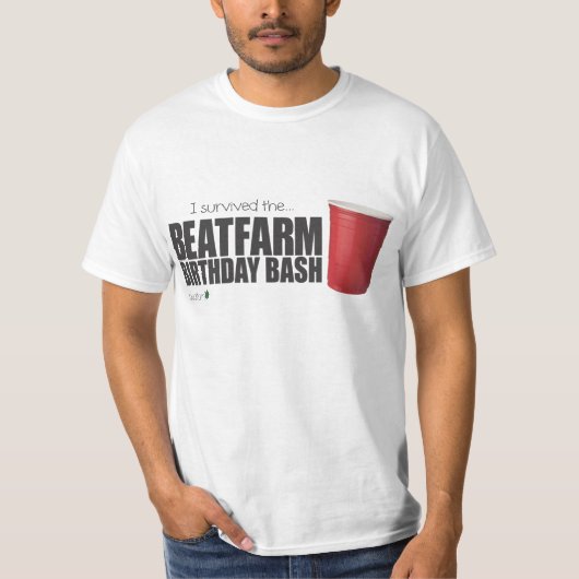 Beatfarmの誕生日のTシャツ Tシャツ (正面)
