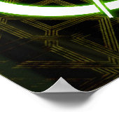 Beatifull Bismillahカリグラフィーポスター背景 ポスター (角)