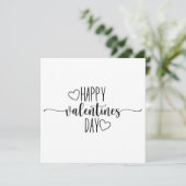 Beatifull minimalist editable valentine card シーズンカード (スタンド正面)