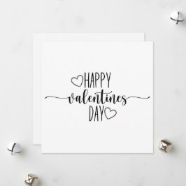 Beatifull minimalist editable valentine card シーズンカード