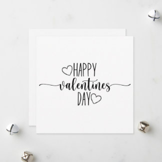 Beatifull minimalist editable valentine card シーズンカード