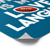 Beating Michigan Love Funny Ohio Home Buckeye Quot ポスター (角)