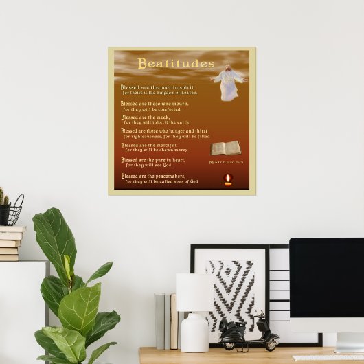 Beatitudes Poster ポスター (ホームオフィス)