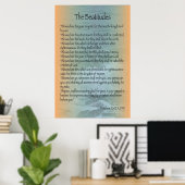 Beatitudes Poster (Sanibel Surf) ポスター (ホームオフィス)