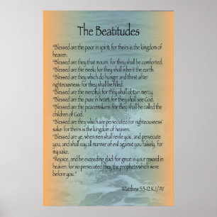 Beatitudes Poster (Sanibel Surf) ポスター