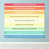 Beatitudes Stretted Canvas Print キャンバスプリント (インサイチュ (ウッドフロア))