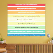 Beatitudes Stretted Canvas Print キャンバスプリント (インサイチュ (リビング))