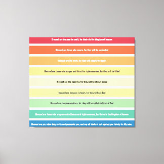 Beatitudes Stretted Canvas Print キャンバスプリント