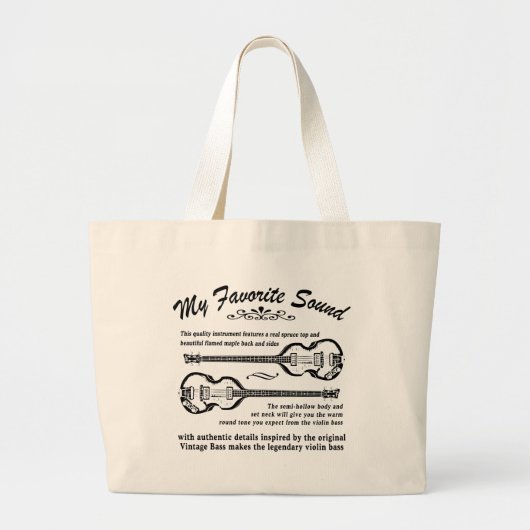 BEATLEBASSのバッグ ラージトートバッグ (正面)