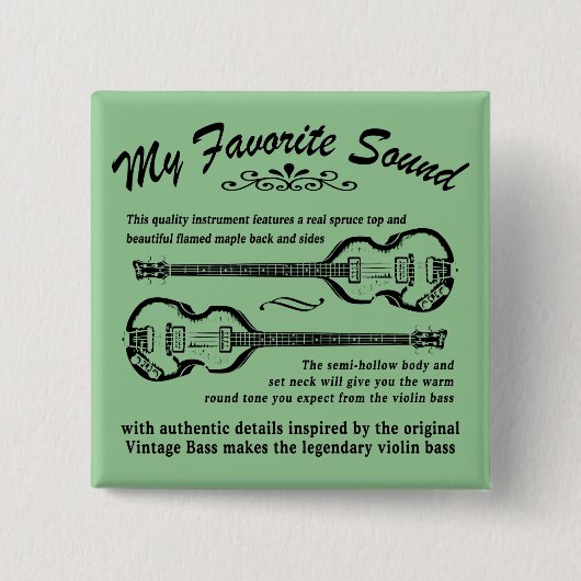 BEATLEBASSボタン 缶バッジ (正面)