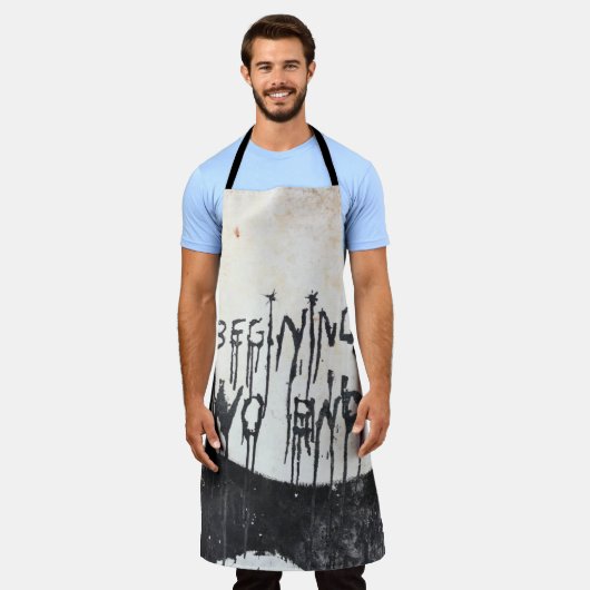 Beatles ashram エプロン (着用した状態)