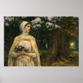 Beatrice by John William Waterhouse ポスター (正面)