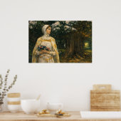 Beatrice by John William Waterhouse ポスター (キッチン)
