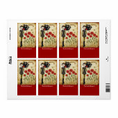 Beatrixクイーン蔵書票ラベル ラベル (フルシート)