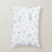 Beatrix Peter the Rabbit Toile Chinoiserie Blue  アクセントクッション (裏面(縦))