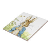 Beatrix Potterによる「レタス・パッチのピーター」 タイル (側面)