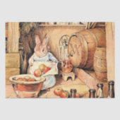 Beatrix Potterによる「Making Apple Cider」 薄葉紙 (正面)