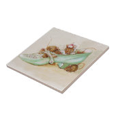 Beatrix Potterの靴にマウスの家族 タイル (側面)