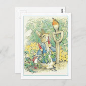 Beatrix Potterポストカードによるラビットガーデンニンジン ポストカード (正面/裏面)