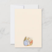 Beatrix Potterヴィンテージ空白の有難う サンキューカード (裏面)