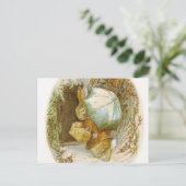 Beatrix Potter – 冬のバニー ポストカード (スタンド正面)