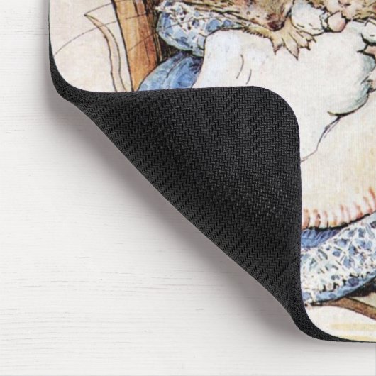 Beatrix Potter、Hunca Munca、Mother Mouse マウスパッド (コーナー)