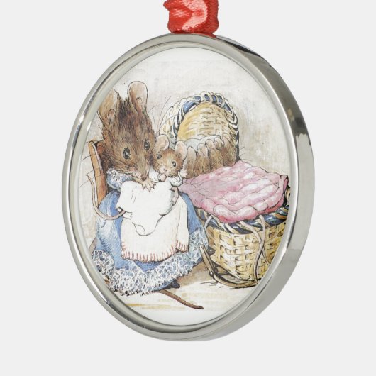 Beatrix Potter、Hunca Munca、Mother Mouse メタルオーナメント (左)