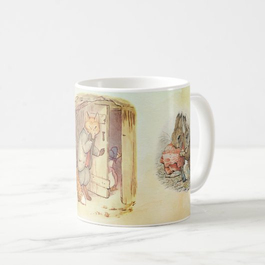 Beatrix Potter, Jemima Puddle Duck コーヒーマグカップ (正面右)