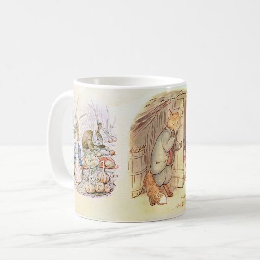 Beatrix Potter, Jemima Puddle Duck コーヒーマグカップ (正面左)