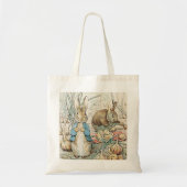 Beatrix Potter Peter Rabbit And Benjamin Bunny トートバッグ (正面)