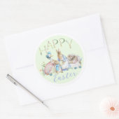 Beatrix Potter Peter the Rabbit Easter Sticker ラウンドシール (封筒)