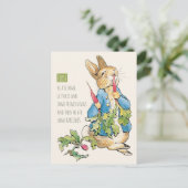 Beatrix Potter RabbitラディッシュにゴギングCC1115 ポストカード (スタンド正面)