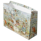 Beatrix Potter Storybook Characters Garden ラージペーパーバッグ (裏面アングル)