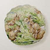 Beatrix Potter Tale of the Flopsy Bunnies ラウンドクッション (裏面)