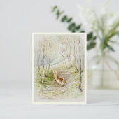 Beatrix Potter The Tale of Benjamin Bunny ポストカード (スタンド正面)