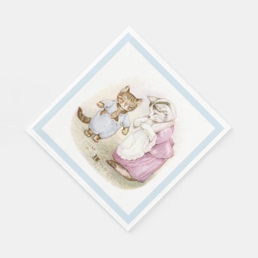 Beatrix Potter、Tom Kitten、カスタム スタンダードランチョンナプキン (角)