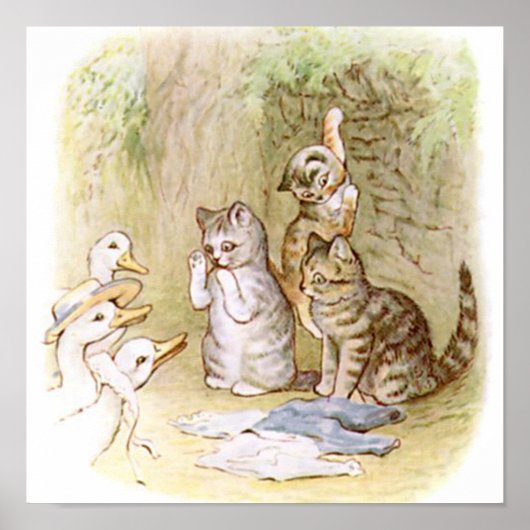 Beatrix Potter、Tom Kitten、カスタム ポスター (正面)