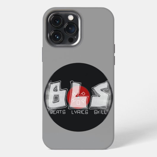 BEATS LYRICS SKILLS ビニールレコード iPhoneケース (裏面)
