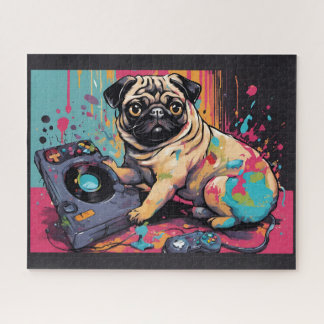 Beau carlin adorant les jeux vidéo ジグソーパズル