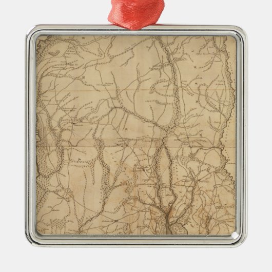 Beaufort地区、サウスカロライナ メタルオーナメント (正面)