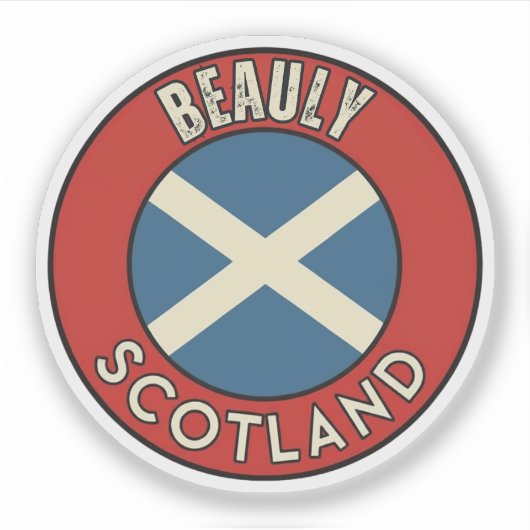 Beauly, Scotland シール (正面)