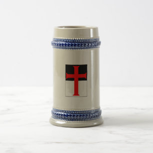 Beausantのマグ及びジョッキのTemplarの十字 ビールジョッキ