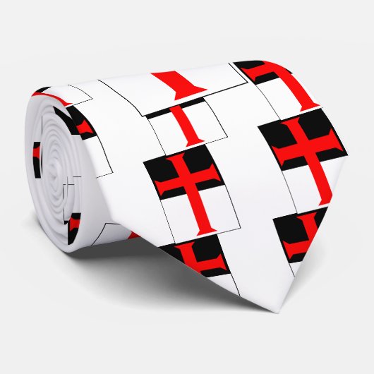 BeausantのTemplarの十字 ネクタイ (ロール)
