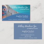 Beautéのサロン日のスパのマッサージのセラピーのアロマセラピー 名刺 (正面/裏面)